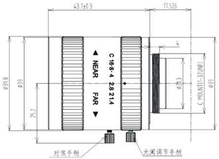 FA3502A定焦工业镜头